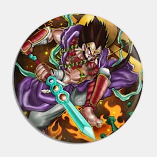 Vegeta and Susanoo-no-Mikoto Potara Earrings fusion Pin