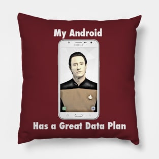 Android Data Plan Pillow