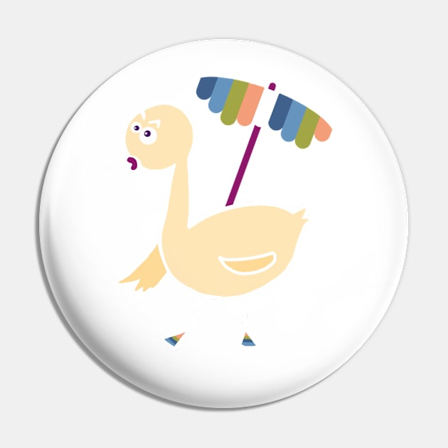 Rainbow duck Pin by Aurealis