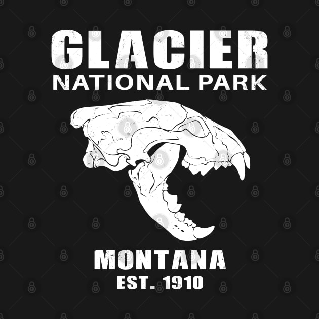 Glacier National Park Montana by NicGrayTees