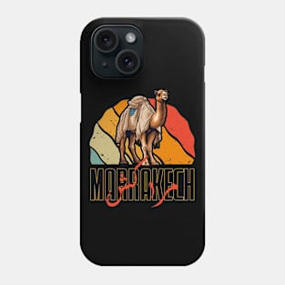 Marrakech Morocco Arabic Camel Sunset Phone Case