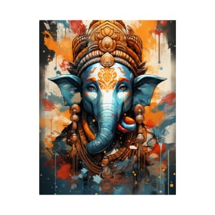 Ganesh Art work, Ganesh Festival, Indian Festival T-Shirt