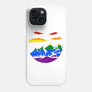 LGBTQ+ Mountain Range Phone Case