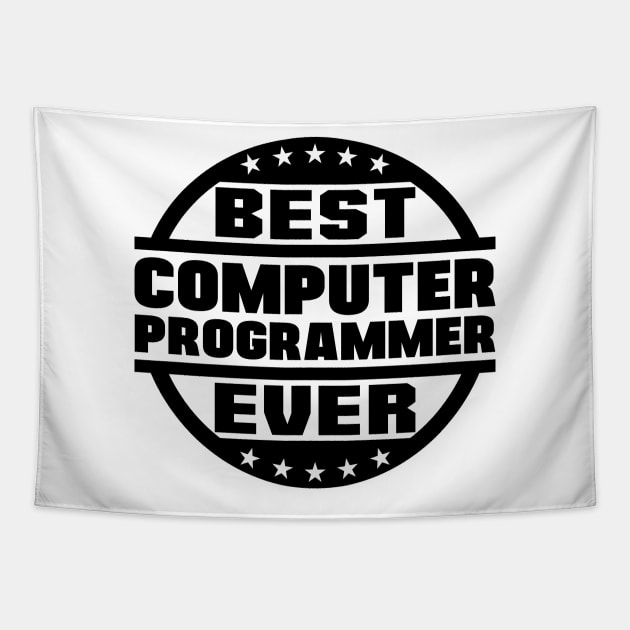 Best Computer Programmer Ever Tapestry by colorsplash