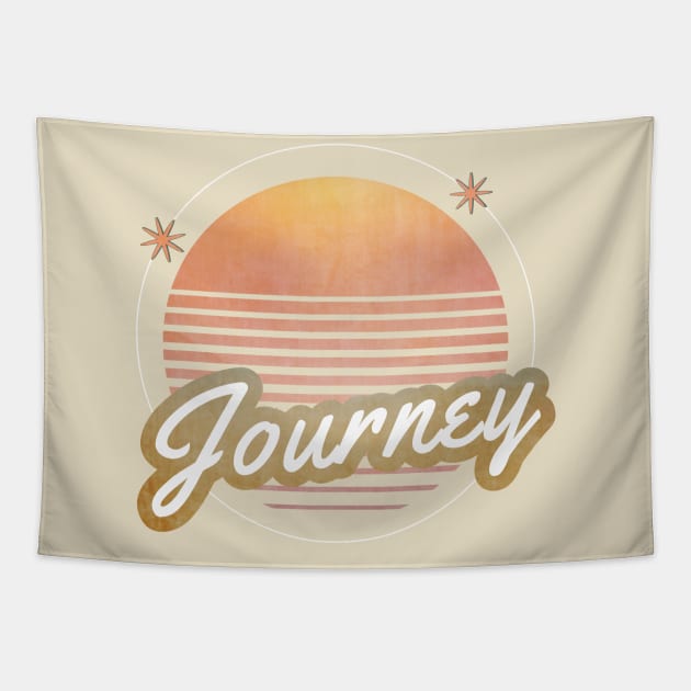 journey ll 80s moon Tapestry by the haunted bathroom