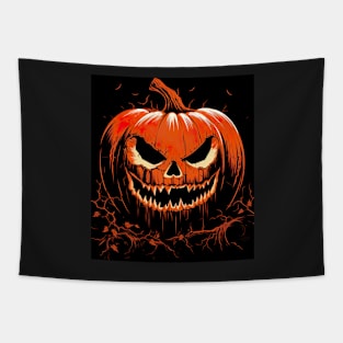 Copy of Halloween pumpkin - Red Tapestry