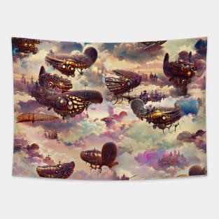 Busy traffic in the sky Tapestry