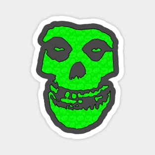 Crimson Ghost - Green Halloween Pumpkins Magnet