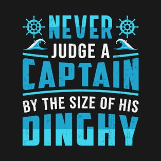 Never Judge A Captain Boat Sailing Boating Funny T-Shirt