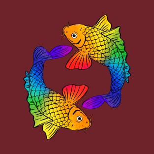 Koi Carp With Rainbow Scales T-Shirt