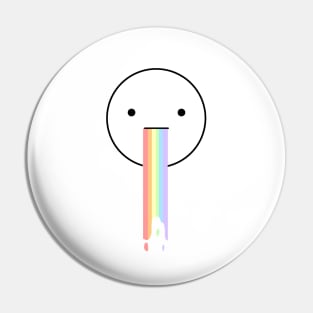Kawaii Rainbow Spew Pin