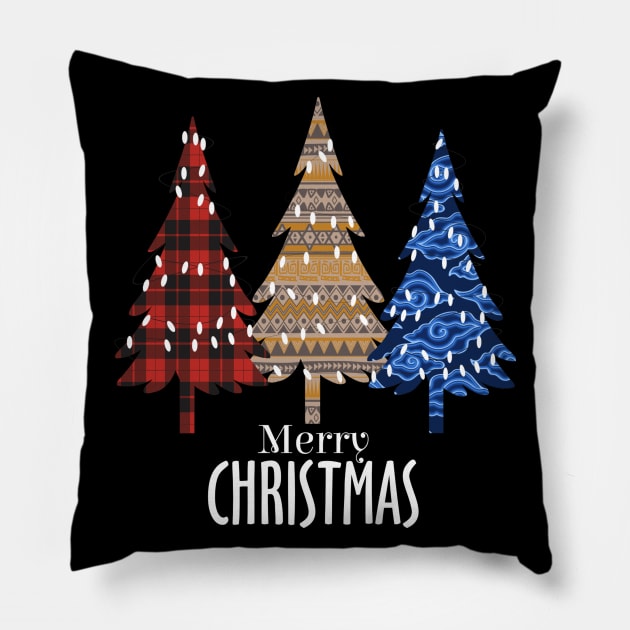 Merry Christmas Pillow by Diannas