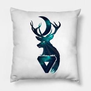 Cosmos deer Pillow