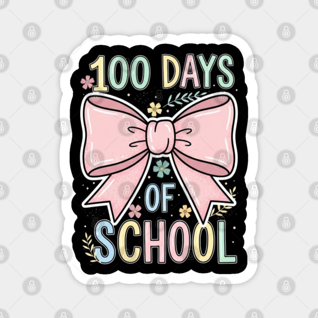 Coquette Bow Tee - 100 Days of Stylish Survival Magnet by OUTFITPAW