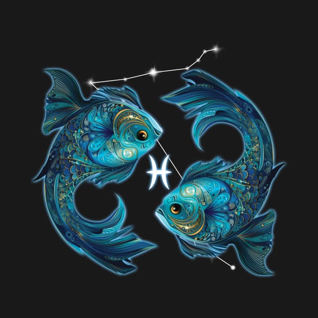 Pisces Zodiac Sign Astrology February March Birthday by Che Tam CHIPS