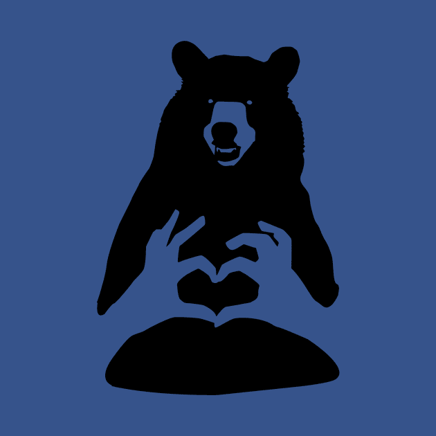 Love Bear by LefTEE Designs