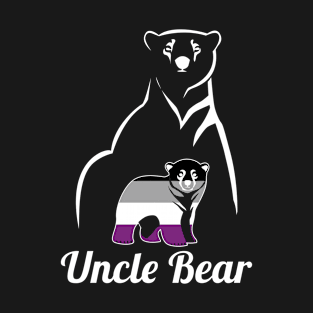 LGBT Asexual Uncle Bear Ace Pride Flag T-Shirt