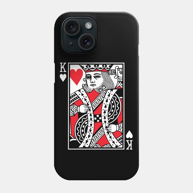 King Of Hearts halloween couple Phone Case by ChattanoogaTshirt