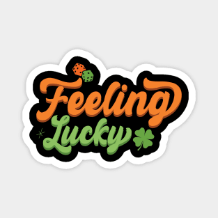 Feeling Lucky St Patricks Day Gift Magnet