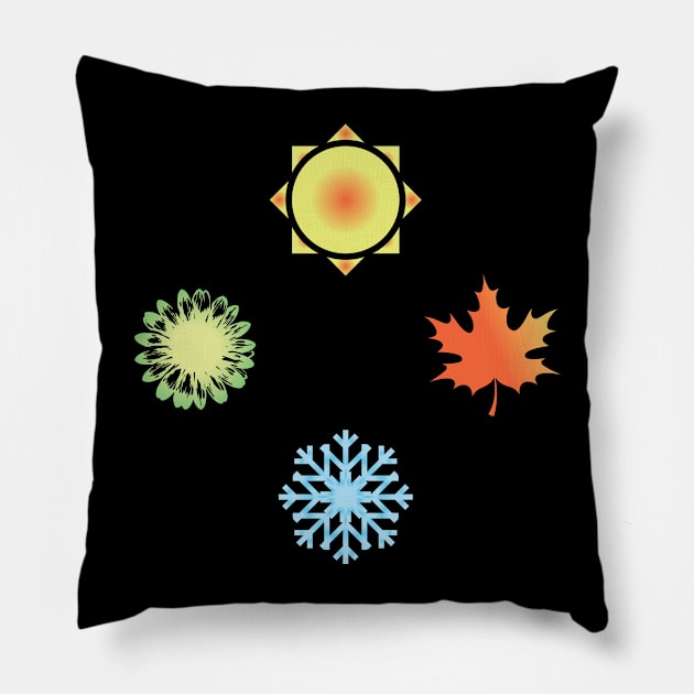 The Seasons Pillow by jkim31