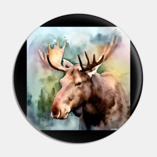 Moose. Pin