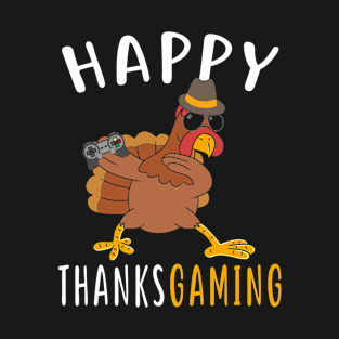 Happy Thanksgaming Funny Gamer Turkey Day T-Shirt