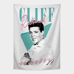 Cliff Richard --- 1960s Style Fan Design Tapestry