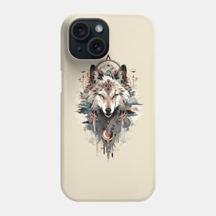 Vintage Wolf Totem Phone Case