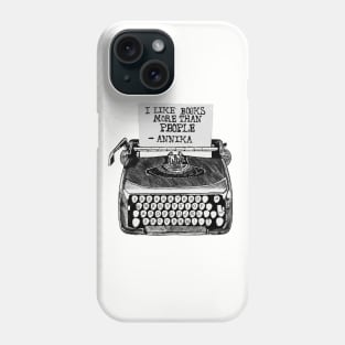 Both Side Annika The Bookstore Cat Phone Case