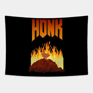 HONK - Peace Was Never An Option - Funny Goose Tapestry