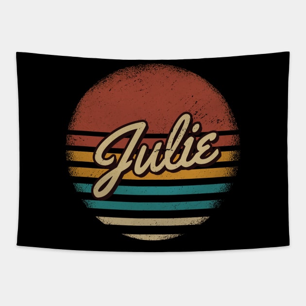 Julie Vintage Text Tapestry by JamexAlisa