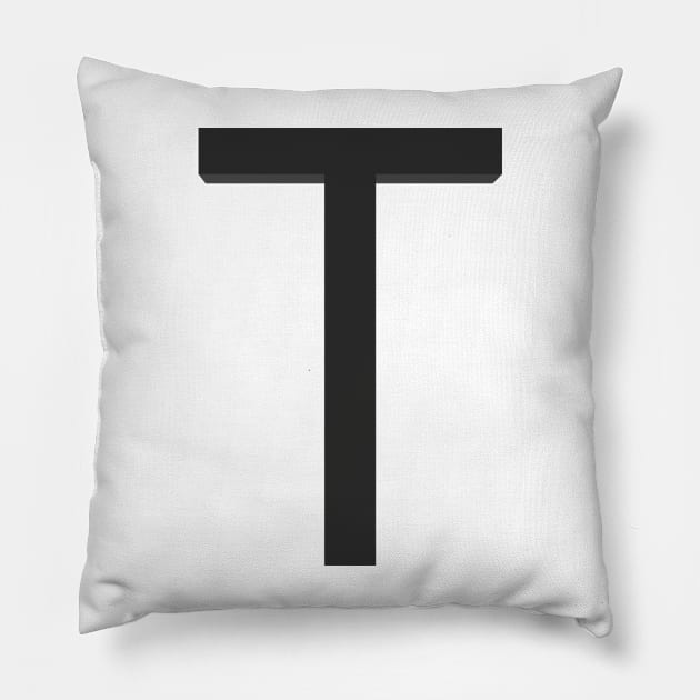 T Pillow by Pektashop