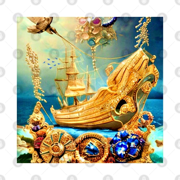 Treasure Ship by KC Morcom aka KCM Gems n Bling aka KCM Inspirations