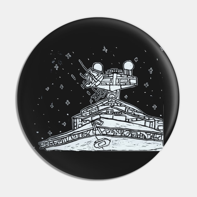 Oskar’s Star Destroyer Pin by theblockwatch