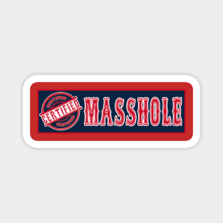 Certified Masshole Bumper Sticker Magnet