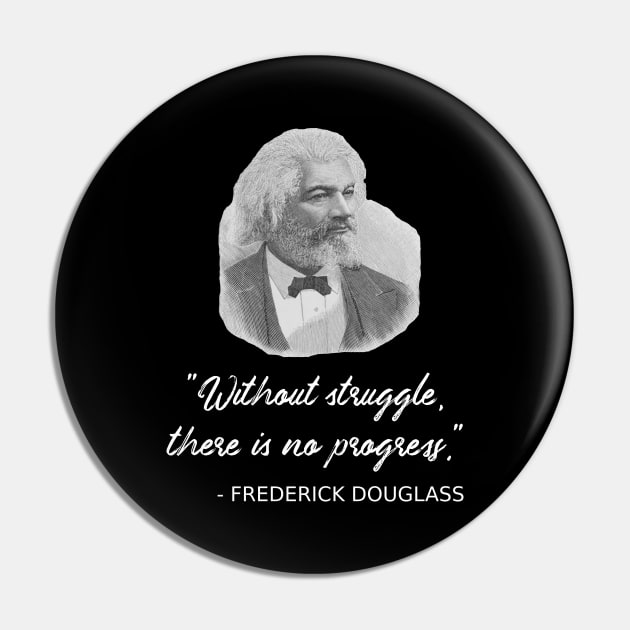 Frederick Douglass Abolitionist Black History Teacher Civil War Pin by TheCreekman