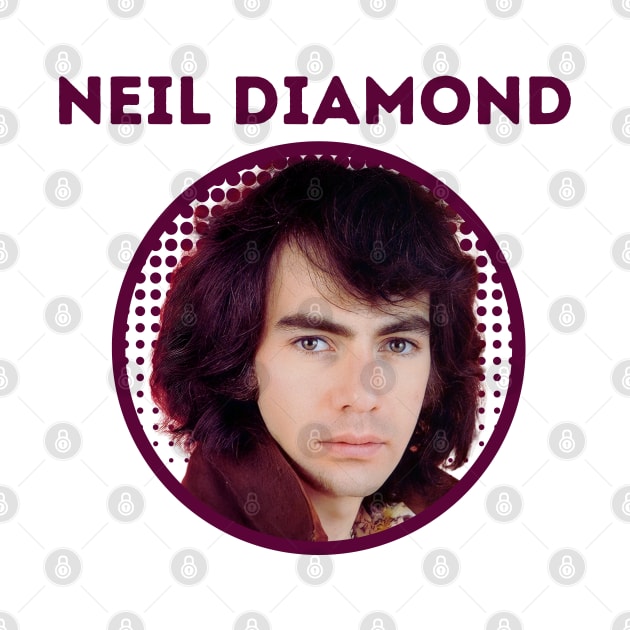 neil diamond || dark red by claudia awes