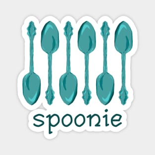 Spoonie (Teal) Magnet