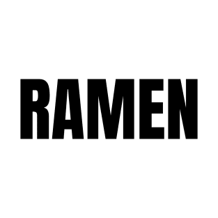 Ramen Word - Simple Bold Text T-Shirt
