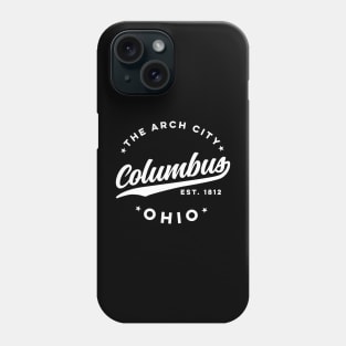 Vintage Columbus Ohio The Arch City Retro USA Phone Case