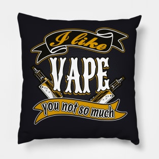 Vape steamer vintage Pillow