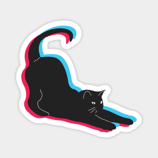 YOGA CAT ON TIK TOK Magnet