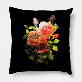 Roses and Sunsets Pillow