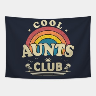 Cool Aunts Club Vintage Sunset Tapestry