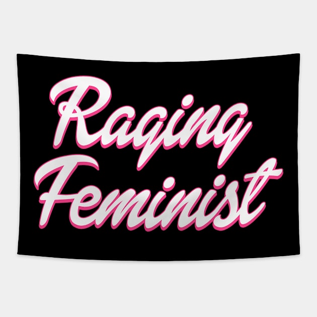 Raging Feminist Doll Tapestry by midwifesmarket