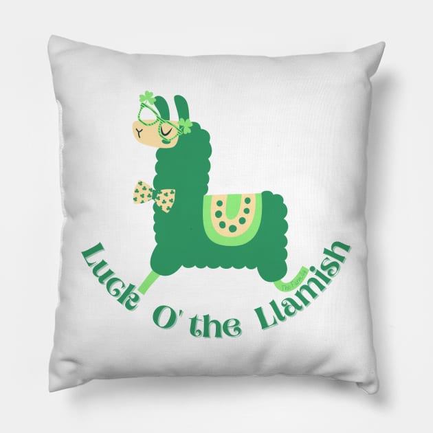 Luck O' the Llamish Pillow by The Farm.ily