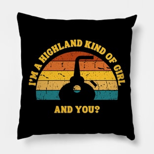 Highland Kind Of Guy Whisky Shirt Pillow