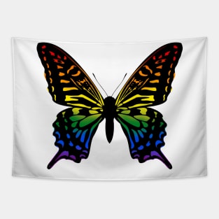 Rainbow butterfly Tapestry