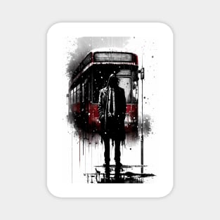 Bus Stop for Apparitions Magnet