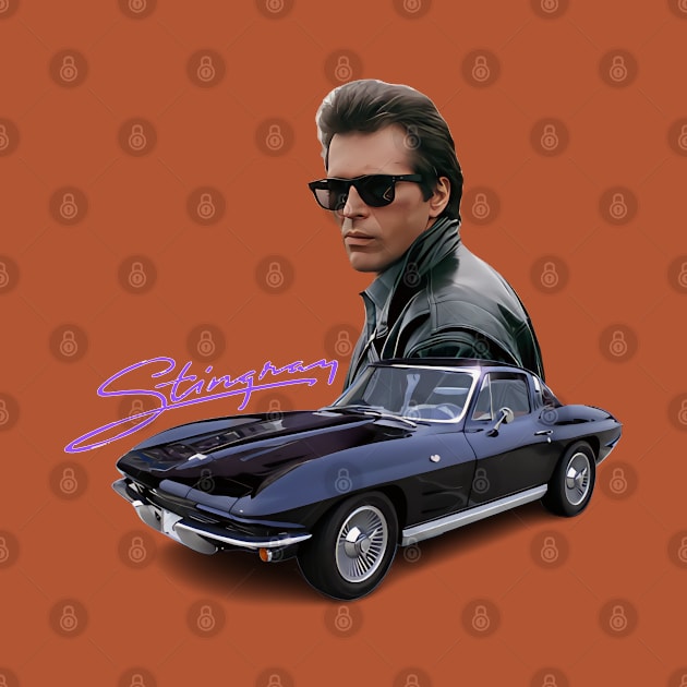 Stingray - Corvette - 80s Tv Show by wildzerouk